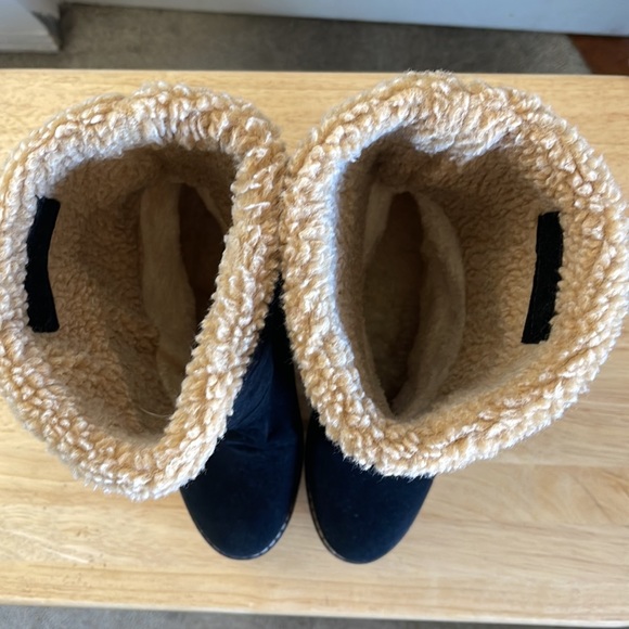 Women’s Fashion Winter Plus Fleece Warmth, Snow Lamb Wool, Thick Wedge Heel boot - Picture 2 of 12